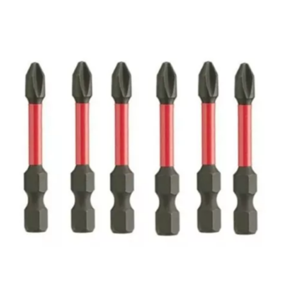 6 Puntas Ph2 X 50mm Alto Impacto Imantada Acero S2
